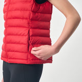 Omnitau Women's Team Sports Recycled Padded Gilet - Red