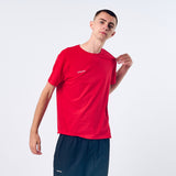 Omnitau Men's Team Sports Organic Cotton T-Shirt - Red