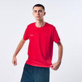 Omnitau Men's Team Sports Organic Cotton T-Shirt - Red