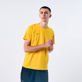 Omnitau Men's Team Sports Organic Cotton T-Shirt - Yellow