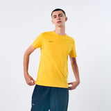 Omnitau Men's Team Sports Organic Cotton T-Shirt - Yellow