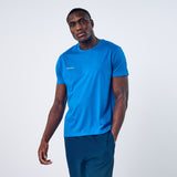 Omnitau Men's Team Sports Organic Cotton T-Shirt - Royal Blue