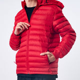 Omnitau Men's Team Sports Recycled Padded Jacket - Red