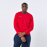 Omnitau Adult's Team Sports Organic Cotton Sweatshirt - Red