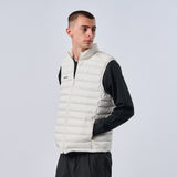 Omnitau Men's Team Sports Recycled Padded Gilet - White