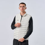 Omnitau Men's Team Sports Recycled Padded Gilet - White