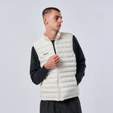 Omnitau Men's Team Sports Recycled Padded Gilet - White