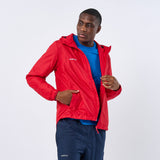 Omnitau Men's Team Sports Recycled Spray Jacket - Red