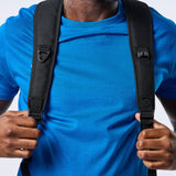 Omnitau Team Sports 18 Litre Zip Up Backpack - Black