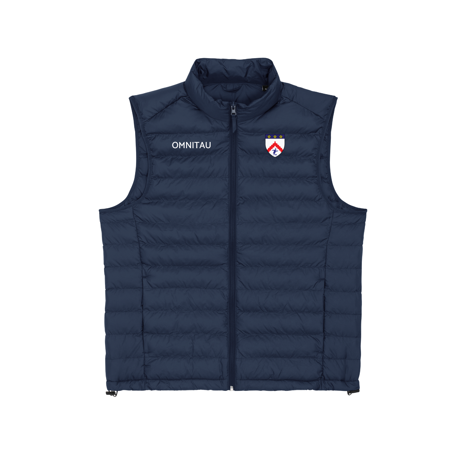 Keble College Oxford Football Men's Team Sports Recycled Padded Gilet - Navy