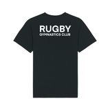 Rugby Gymnastics Men's Team Sports Organic Cotton T-Shirt - Black