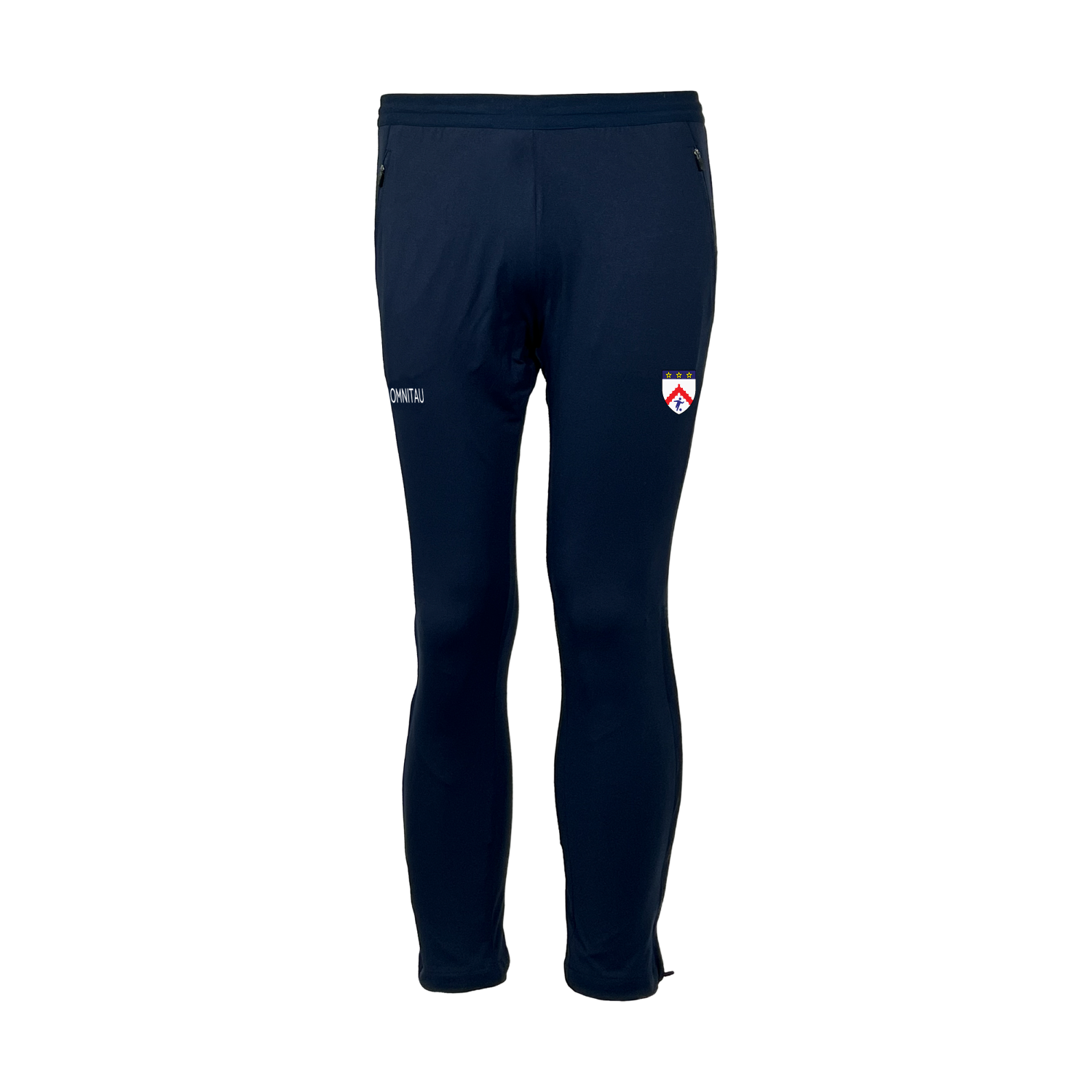 Keble College Oxford Football Men's Team Sports Breathable Tapered Track Pants - Navy