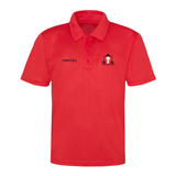 The Grange Team Sports Breathable Technical Polo - Red