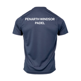 Penarth Windsor Padel Team Sports Technical T-Shirt - Navy
