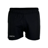 Omnitau Men's Team Sports Breathable Rugby Core Shorts - Black