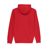Omnitau Kid's Team Sports Organic Cotton Full Zip Hoodie - Red