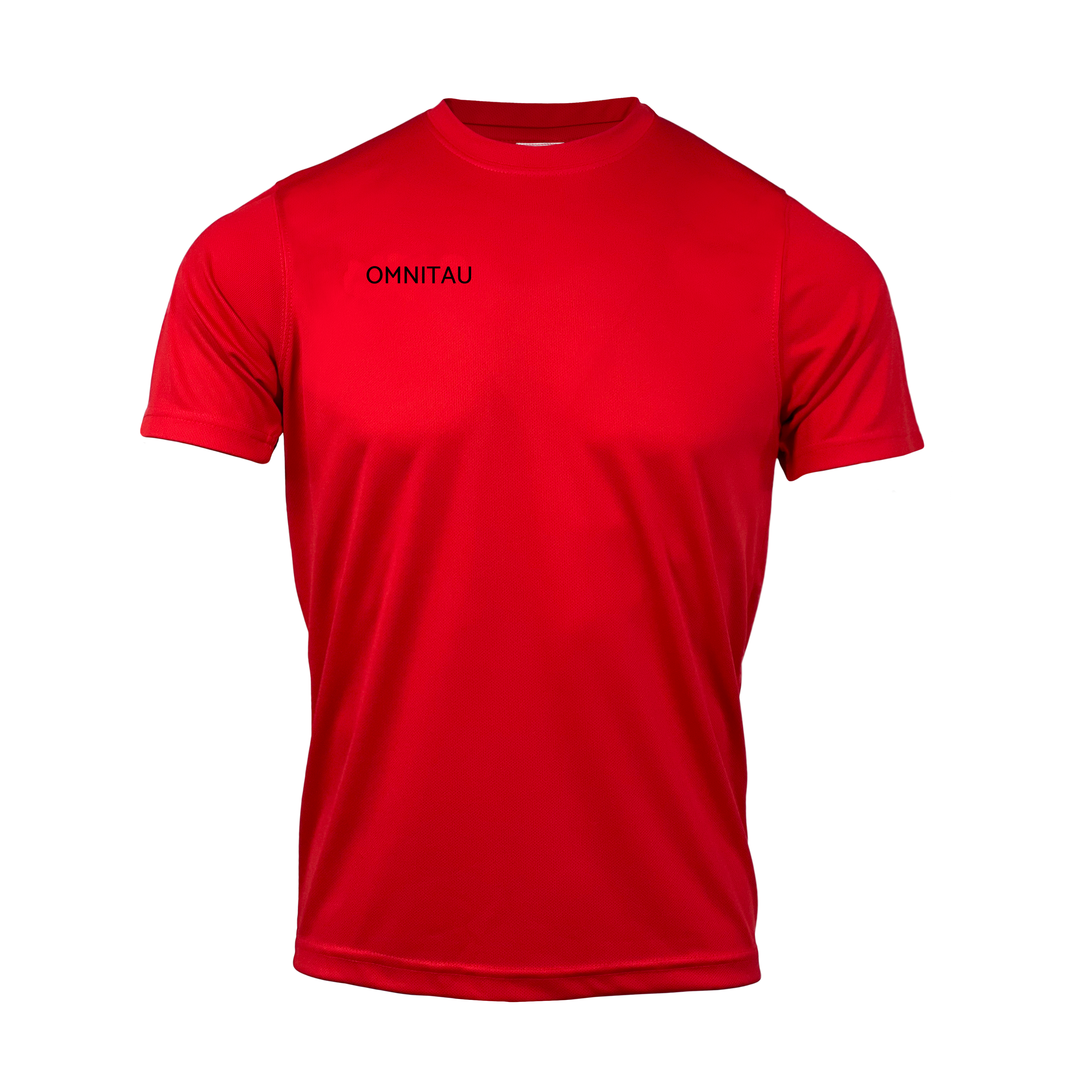 Omnitau Kid's Team Sports Breathable Technical T-Shirt - Red