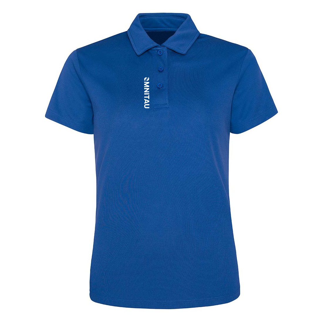 Omnitau Women's Sustainable Breathable Classic Golf Polo Shirt - Royal Blue