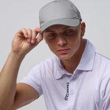 Omnitau Classic Unisex Organic Cotton Golf Baseball Cap - Grey