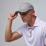 Omnitau Classic Unisex Organic Cotton Golf Baseball Cap - Grey