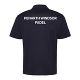 Penarth Windsor Padel Team Sports Technical Polo - Navy